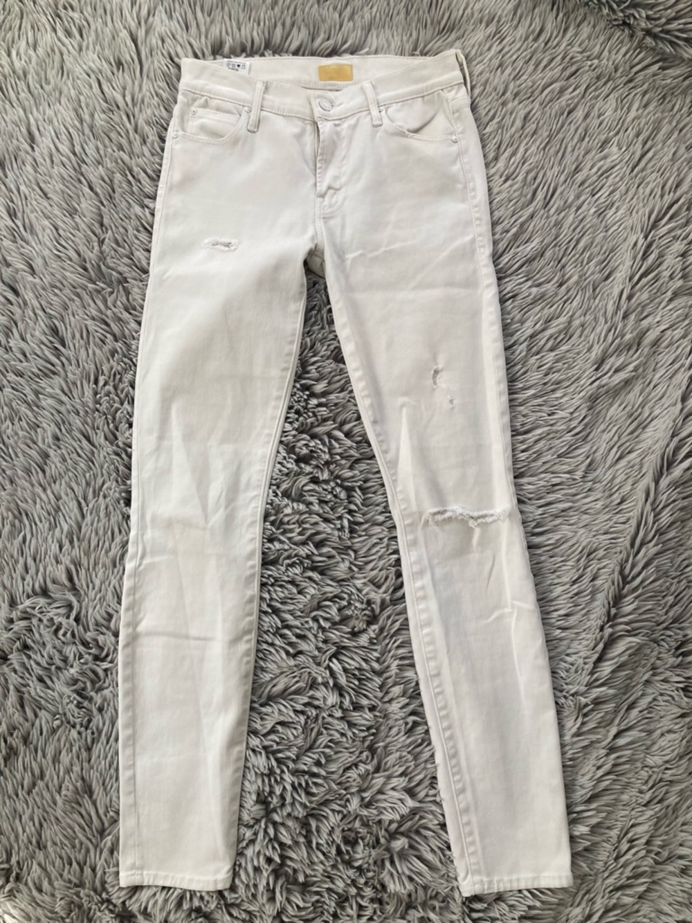 MOTHER The Charmer Glass Slipper Skinny Ankle Jeans in  size 25